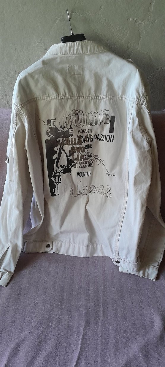 Orjinal Füme Jeans Marka Mont - Görsel 3