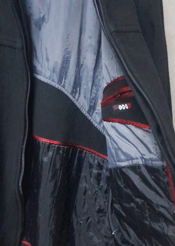 Siyah Erkek Midi Boy Kürklü Ceket - Görsel 4