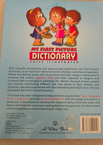 İlk Resimli Sözlüğüm İngilizce kitap - Görsel 3