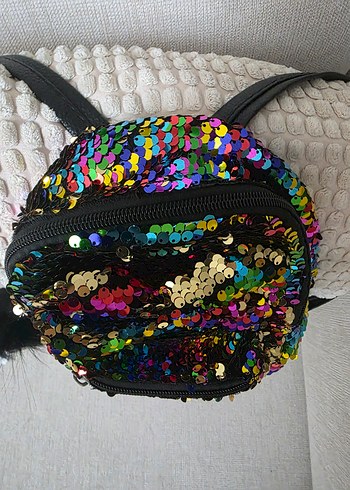 Accessorize Renkli Payetlii Kız Sırt Çantası