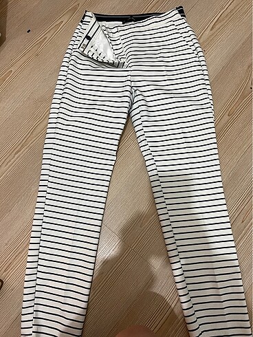 s Beden beyaz Renk ZARA CLASİK PANTALON