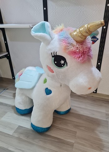 Diğer Beyaz Unicorn Peluş Oyuncak