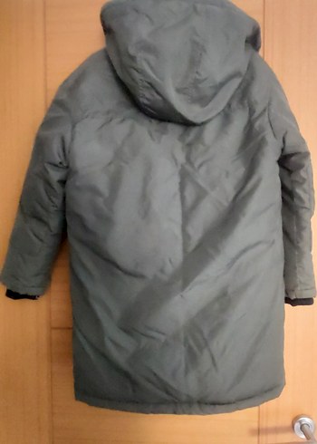 Koyu yeşil Erkek Çocuk Düğmeli fermuarlı  Zara Kaban - Görsel 4