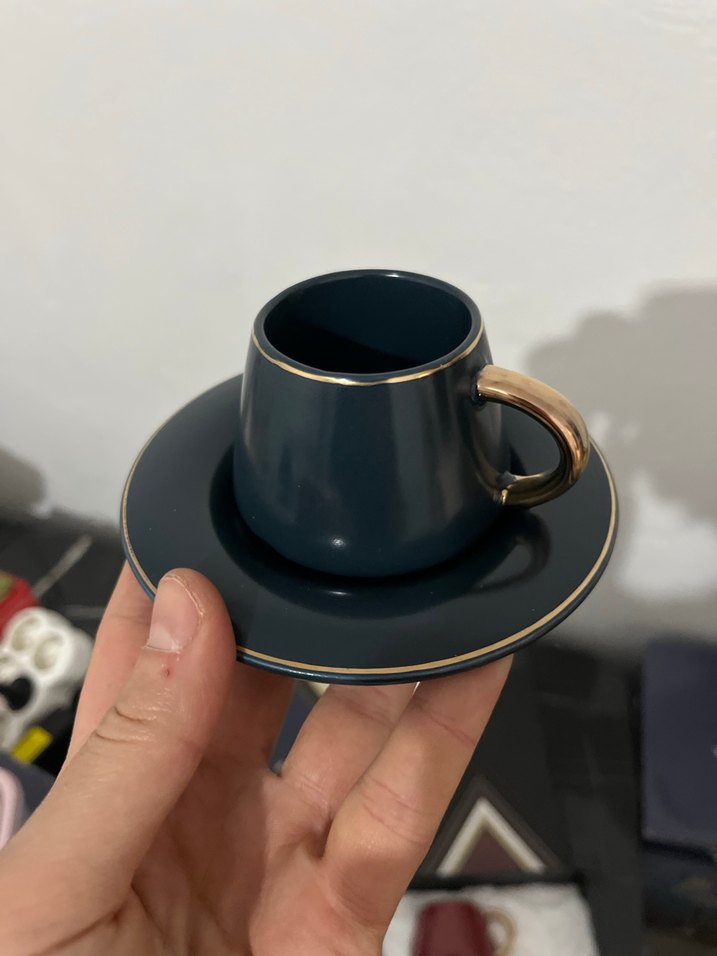 ACARPLUS Luna Renkli Altılı Kahve Fincanı Seti - Görsel 3