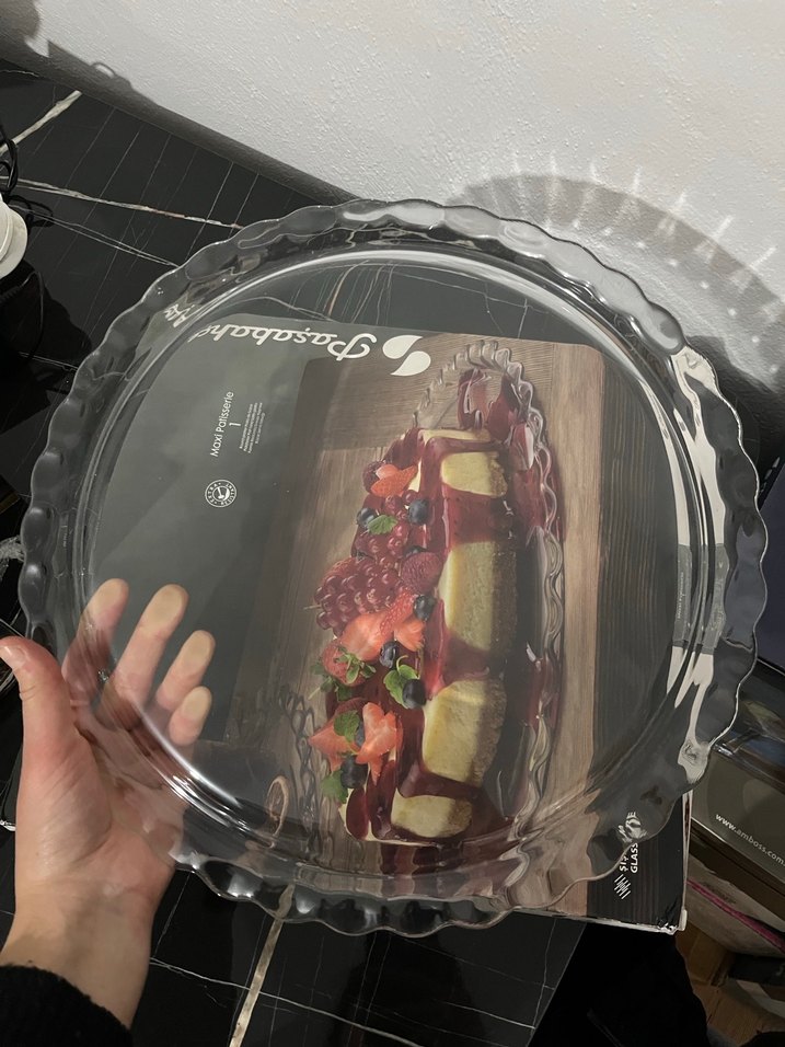 1 adet Yuvarlak servis tabağı 26 cm - Görsel 2