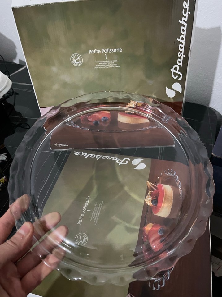 1 adet Yuvarlak servis tabağı 26 cm - Görsel 3