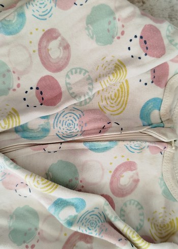 Tertemiz Renkli Fermuarlı Bebek Tulum - Görsel 3