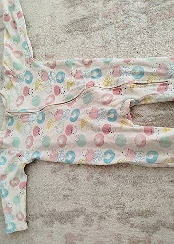 Tertemiz Renkli Fermuarlı Bebek Tulum