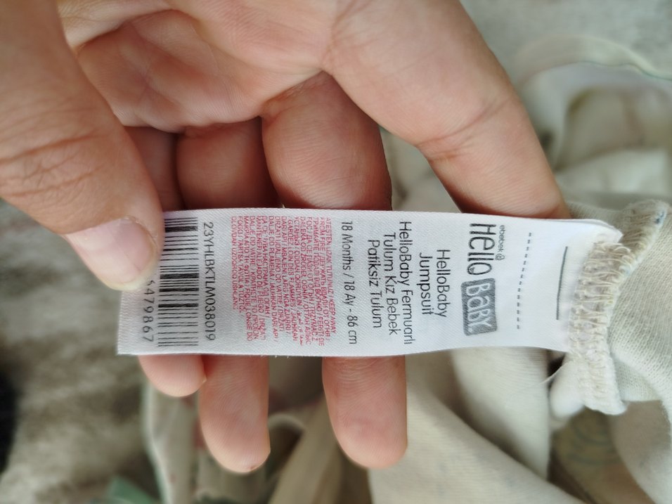 Tertemiz Renkli Fermuarlı Bebek Tulum - Görsel 4