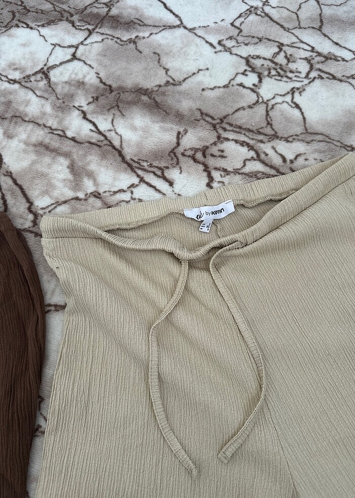 kahverengi- bej yazın giymelik (tekli fiyat) - Görsel 2