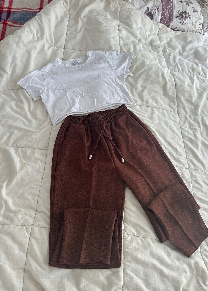 kahverengi pantolon - Görsel 2