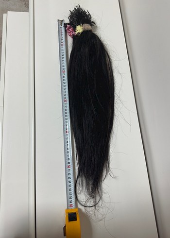 doğal renk özbek mikrokaynak saç - Görsel 4