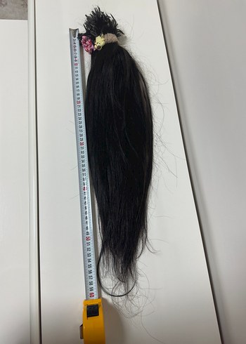 doğal renk özbek mikrokaynak saç - Görsel 3