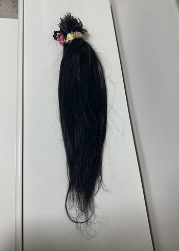 doğal renk özbek mikrokaynak saç - Görsel 2