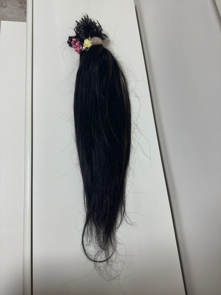 doğal renk özbek mikrokaynak saç - Görsel 2