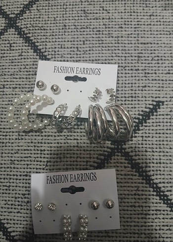 Beden gri Renk Kadın Küpe