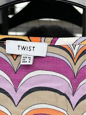 Twist Twist desenli crop