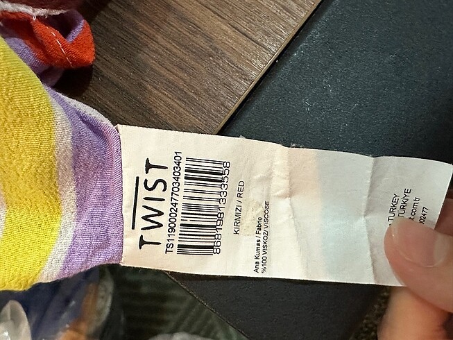 xs Beden çeşitli Renk Twist elbise