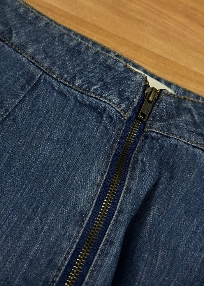 Koton önü fermuarlı etek - Görsel 3