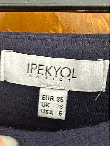 s Beden İpekyol dikişli kumaş pantolon