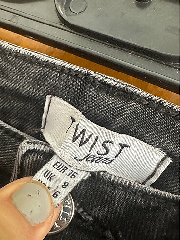 s Beden siyah Renk Siyah twist dar pantolon