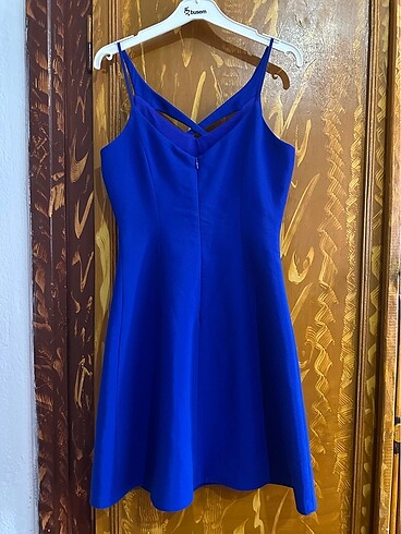 Alice & Olivia Lacivert elbise alice
