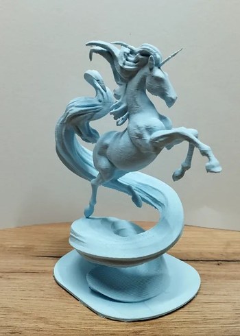 Diğer Turkuaz Unicorn Figürin Pastel Tonlarda