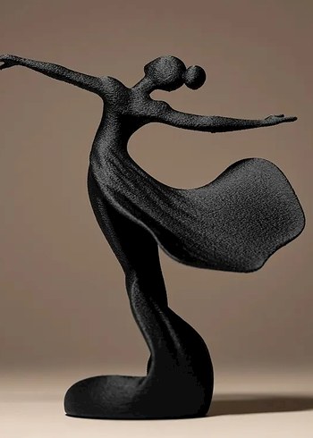 Diğer Siyah Modern Dans Figürini