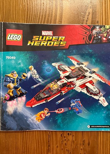 Beden Lego Marvel 76049 Avenjet Set.