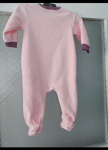 9 Ay Beden Ergee baby ayaklı ince polarlı tulum