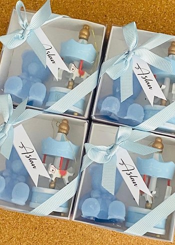 Mavi Pastel Müzik Kutusu Hediye Seti - Görsel 2