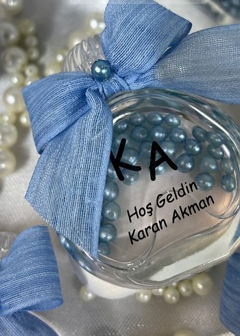 Beyaz Fiyonklu Şeffaf Hediyelik Şişe - Görsel 11