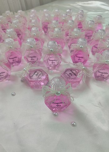 Kişiye Özel Pembe Hediyelik Şişe - Görsel 5