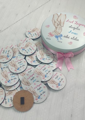 çikolata kutusu ve magnet - Görsel 2