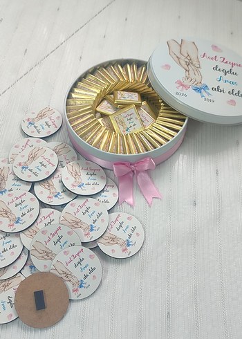 çikolata kutusu ve magnet - Görsel 7