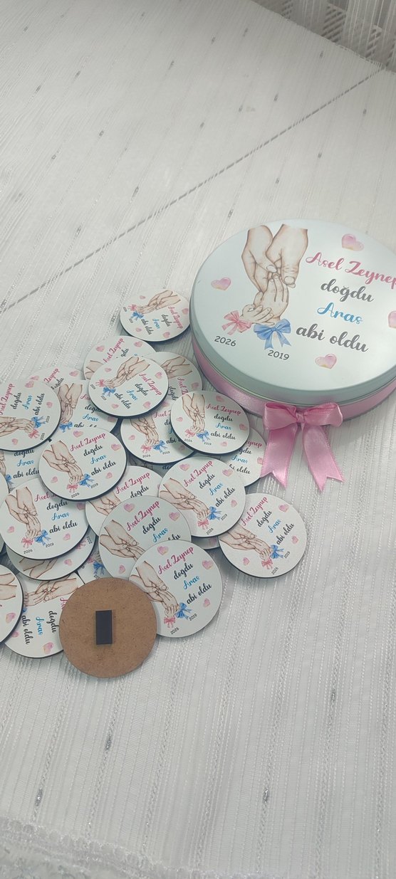 çikolata kutusu ve magnet - Görsel 2