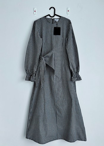 Twist Pötikareli Elbise S Beden - Görsel 2