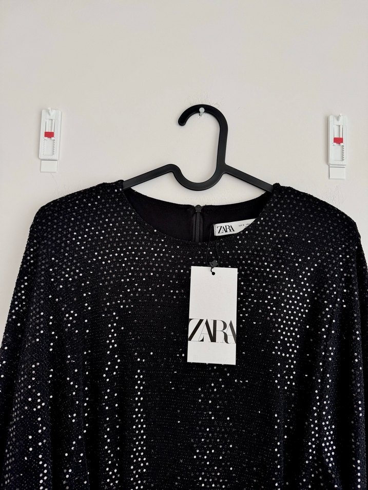 Zara Pullu Elbise S Beden - Görsel 3