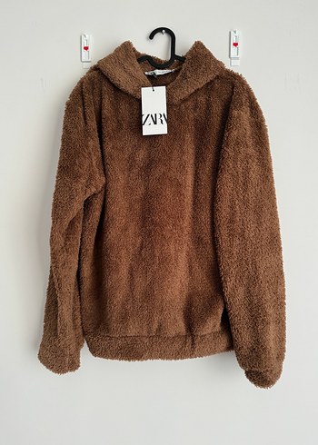Zara Peluş Sweatshirt S Beden - Görsel 2