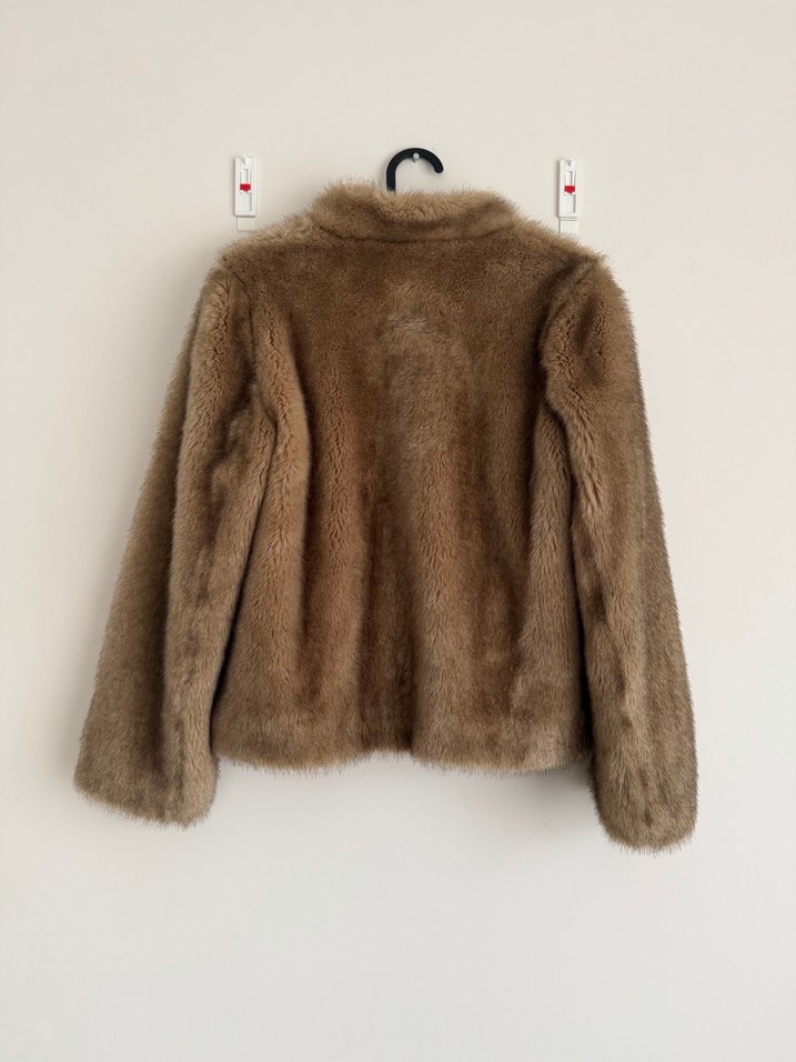 Zara Tüylü Mont S Beden - Görsel 4