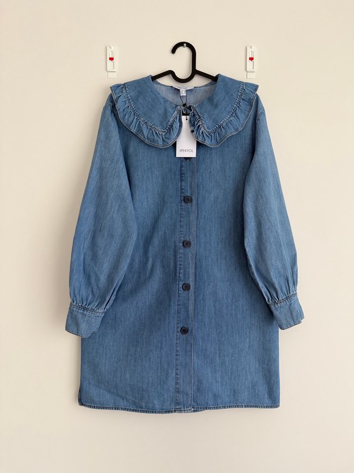 İpekyol Kot Gömlek M Beden - Görsel 2