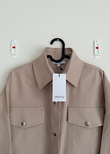 İpekyol Jean Bej Gömlek L Beden - Görsel 3