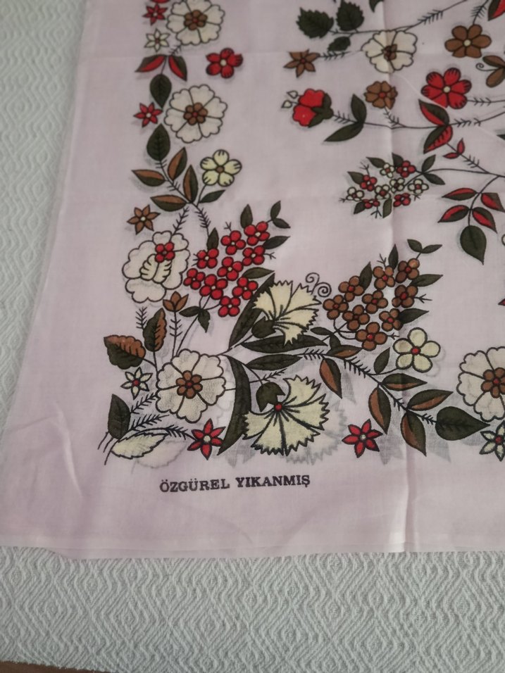 Çiçek Desenli Bohem yazma - Görsel 2