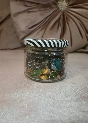 Vintage Bohem Takı Kavanozu - Görsel 4