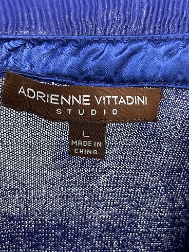 l Beden mavi Renk Adrienne Vittadini Bluz %70 İndirimli.