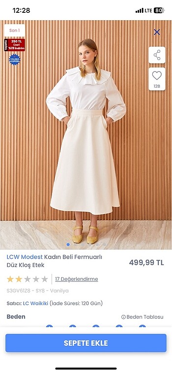 LC Waikiki LCW etek
