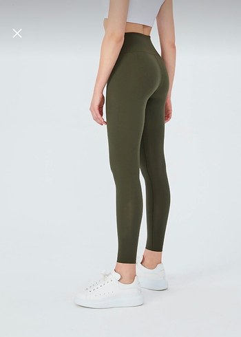 Beyaz Normcore Spor Kadın Taytı - Görsel 2