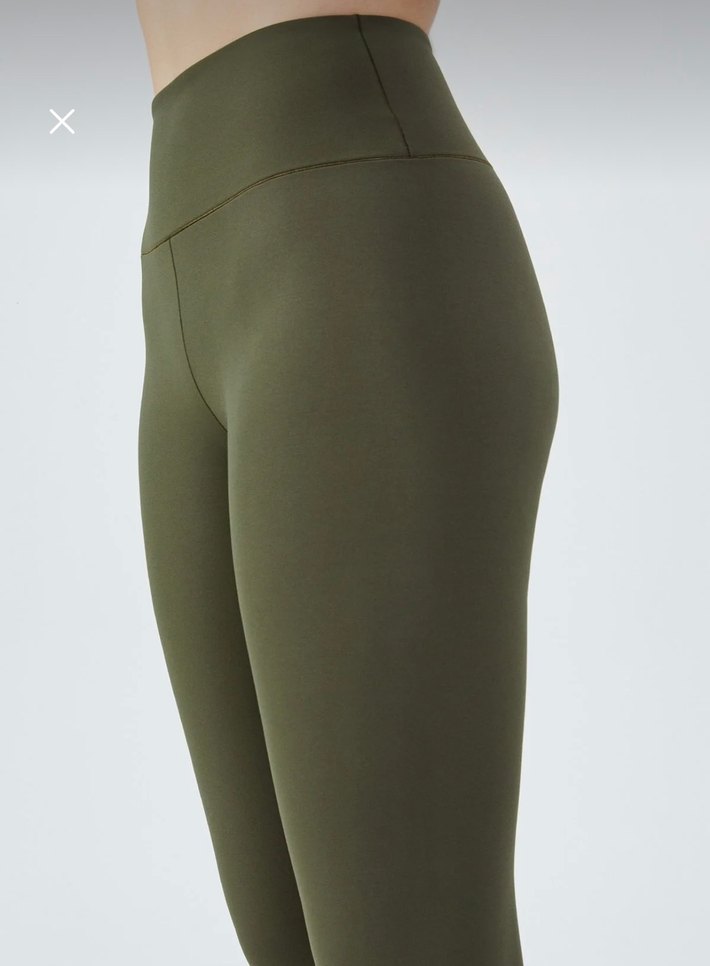 Beyaz Normcore Spor Kadın Taytı - Görsel 3