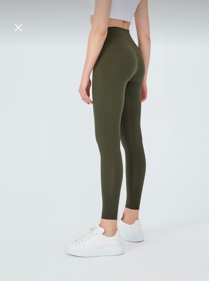 Beyaz Normcore Spor Kadın Taytı - Görsel 2
