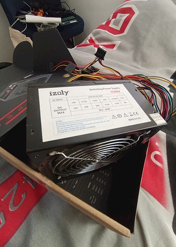 Izoly 350W Siyah Güç Kaynağı - Görsel 2